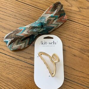 Hair Clip(New) & Headband(NWOT)